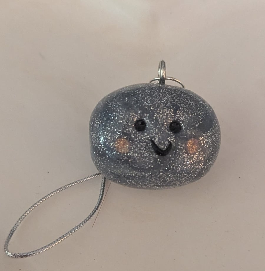 Pet rock keyring