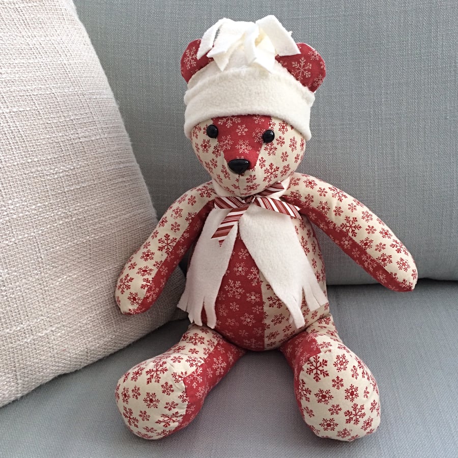  Teddy Bear winter design.        (decorative teddy bear)