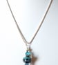  LAMPWORK  AND SWAROVSKI  PENDANT - FREE SHIPPING WORLDWIDE - Image 2