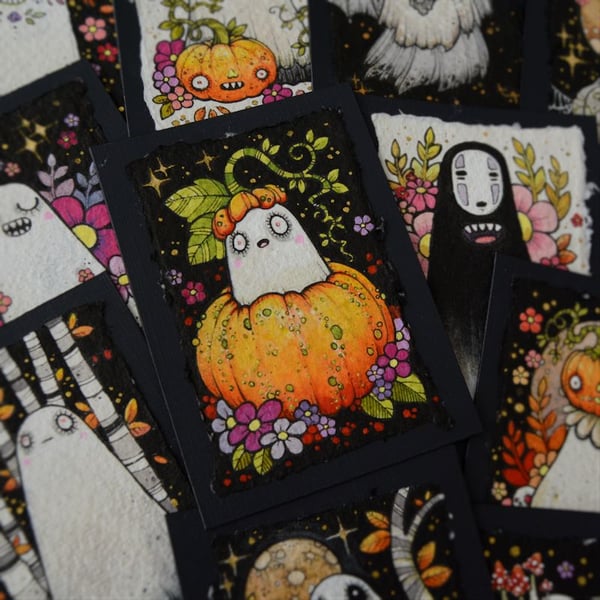 ghostober ghost - day 22 - pumpkin season