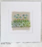 HAND EMBROIDERED HAND DYED GREETINGS CARD FLORAL GARDEN