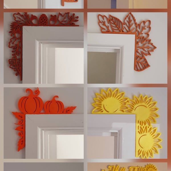 X8 3D Door Corner Decor