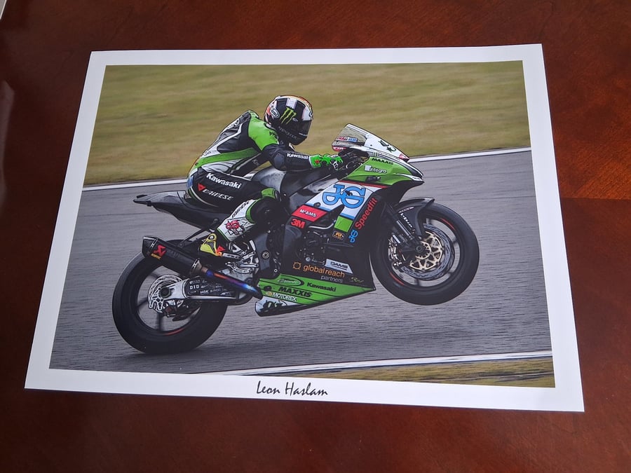 Leon Haslam Motorbike Racer