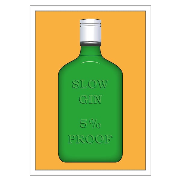 Slow Gin Postcard