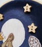 Moongazing Hare Hoop with hand embroidery - Image 3