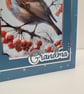 Grandma Christmas Card - Robin & Winter Foliage - Image 2