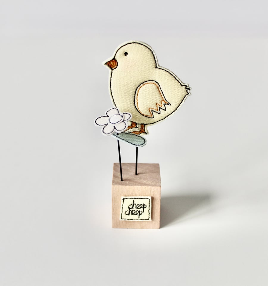 'Cheep Cheep' Chick - On the Block Decoration