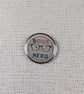 Book Nerd - Book Lover Themed Badge - Large Resin Topped Pin Badge - Image 1