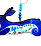 The Christmas hare with snow and holly - Image 1
