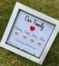 Personalised Our Family Box Frame  - Image 2