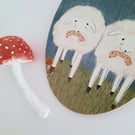 Wooden Sheep Hanging Decoration