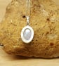Small Rainbow Moonstone Pendant. 925 sterling silver - Image 3