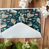 A6 Snow Leopard Greetings Card birthday card, thank you card, endangered species