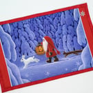 Christmas Sherry and Mince pie Table Mat 403 FF