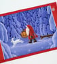 Christmas Sherry and Mince pie Table Mat 403 FF