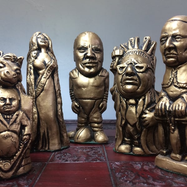 Large Cold War Chess set - Chess pieces only