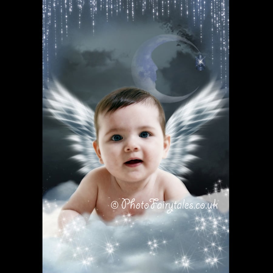 Angel Wings: fantasy portrait from your own photo