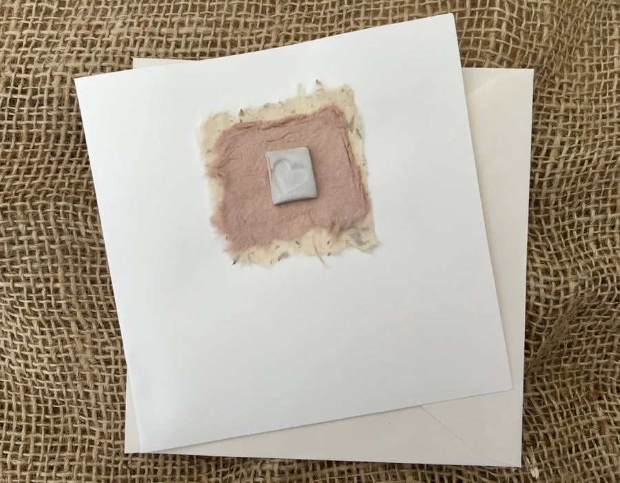 Handmade, bespoke Gift card, one off design, greetings card