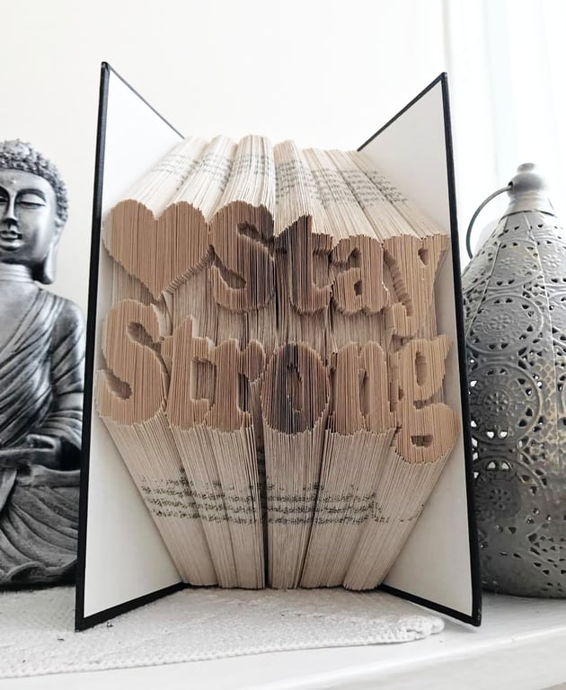 Stay Strong COMBI Book Folding Pattern - EMAILED PDF PATTERN