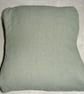 Tempur Original Travel Neck Pillow Cover Orthopaedic Linen Khaki Green Contoured - Image 2