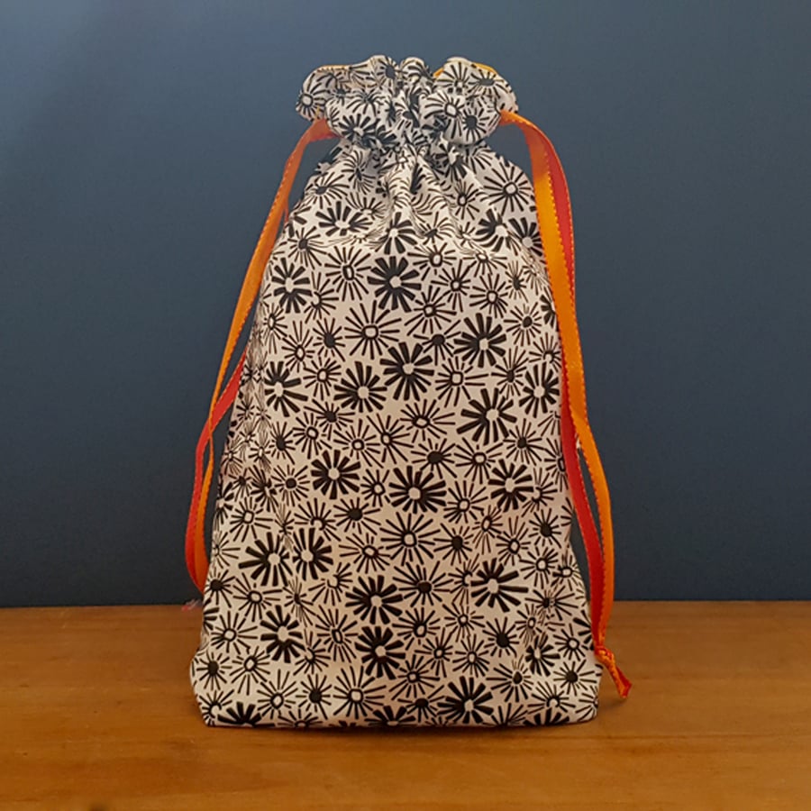 Bag of Sunshine - Eco-friendly Reusable Gift Bag with Sunshine Print