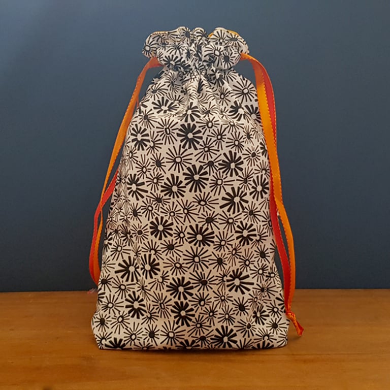 Bag of Sunshine - Eco-friendly Reusable Gift Bag with Sunshine Print