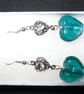 Glass Heart Earrings - Image 2