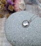 Sterling Silver Hammered Pebble Necklace Pendant - JBJ2017 - Image 4