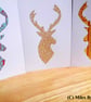 3 Stag Christmas Cards - Image 5