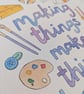 A4 Art Print 'Making Things' - Image 4