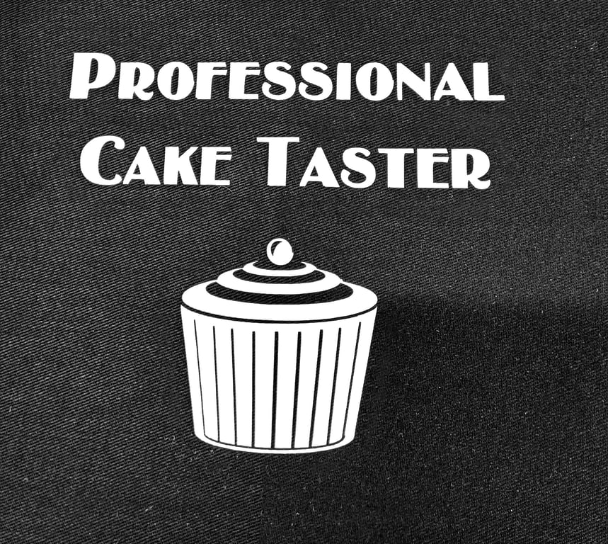 Professional cake taster cotton apron. Size : medium personalised gift