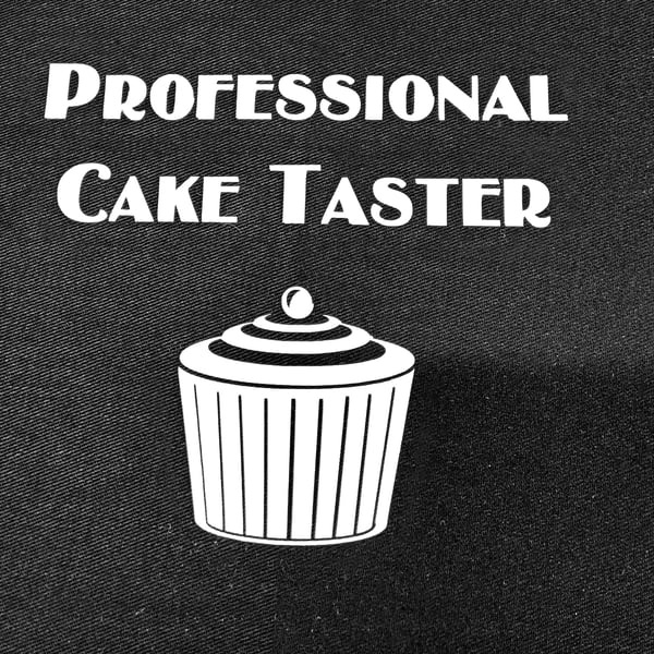 Professional cake taster cotton apron. Size : medium personalised gift