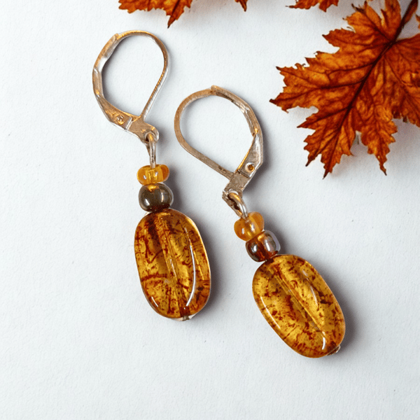Shiny Amber Drops