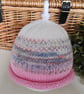 Baby Girls Knotted Fairisle Hand Knitted Pixie Hat 6-12 months size - Image 4