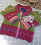 Designer Toddler's Hand Knitted Cardigan-Jacket  1-2 Years size ONE OFF - Image 1