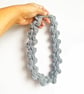 Neutral necklaces made with cotton, Lily Necklace, Mother's Day Gifts - Image 1
