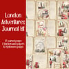 London Adventures Scrapbooking, Ephemera, Journal, Digital Download