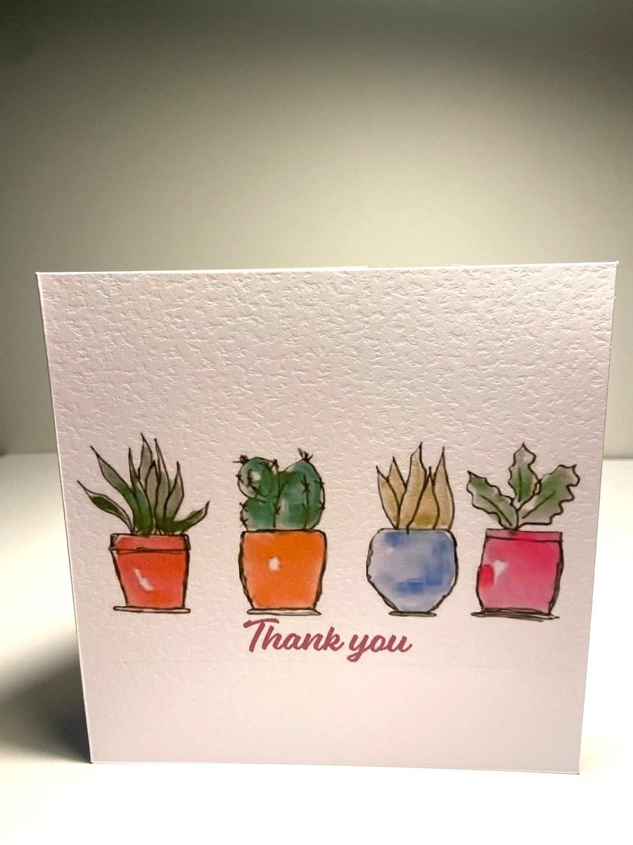 Plant lover - Thank you card