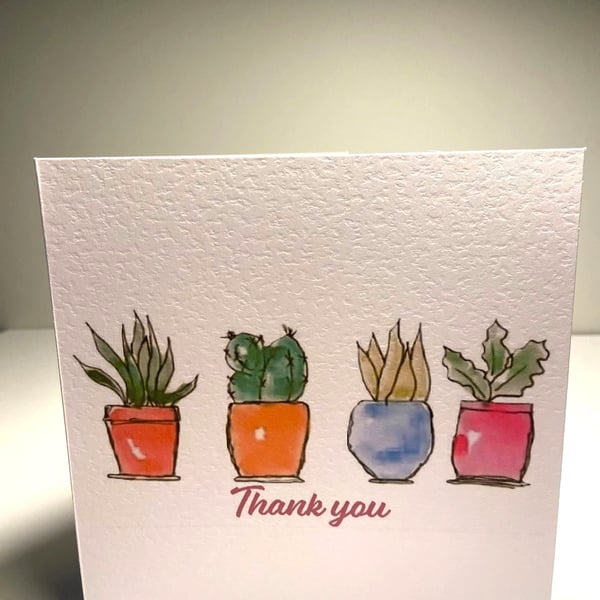 Plant lover - Thank you card