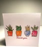 Plant lover - Thank you card