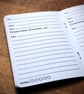 Single A6 ‘Reading Log Book’ pocket book with typographic cover - Image 3