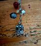 Unique metal bookmark with bird in cage charm - Image 6
