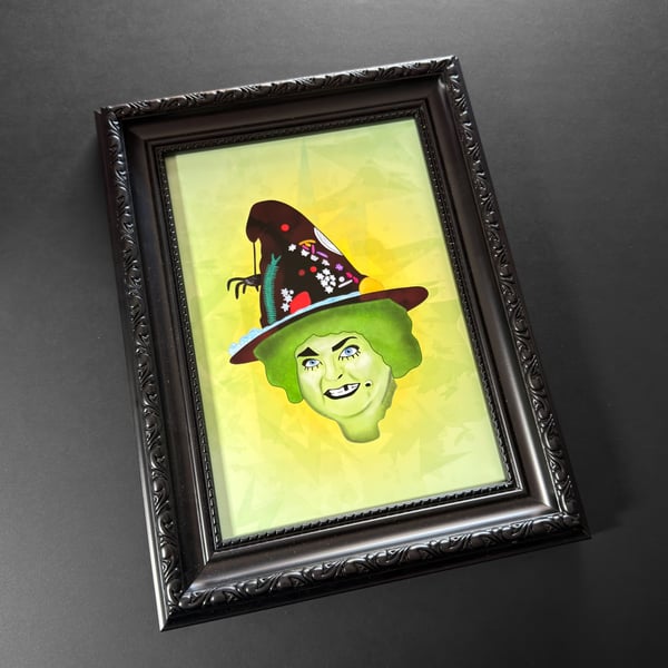 Grotbags A5 Art Print - Green 