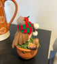 Gorgeous felted Christmas Robin - Image 4