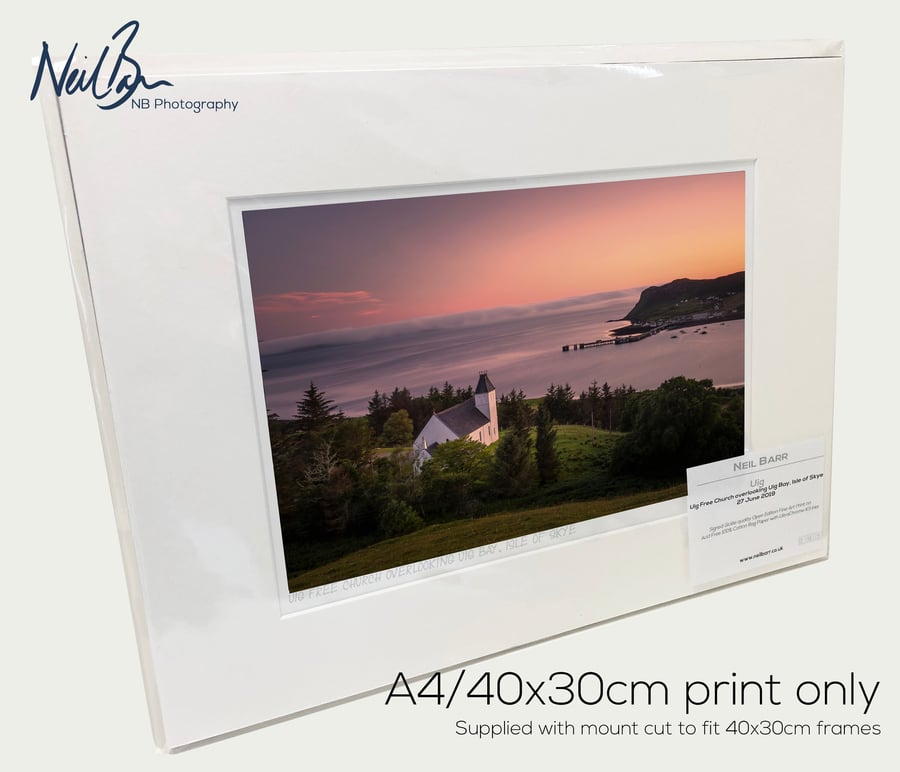 Uig Isle of Skye Scotland - A4 (40x30cm) Unframed Print