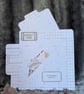 Large Multi-Pocket Journal Insert - White & Black Lines