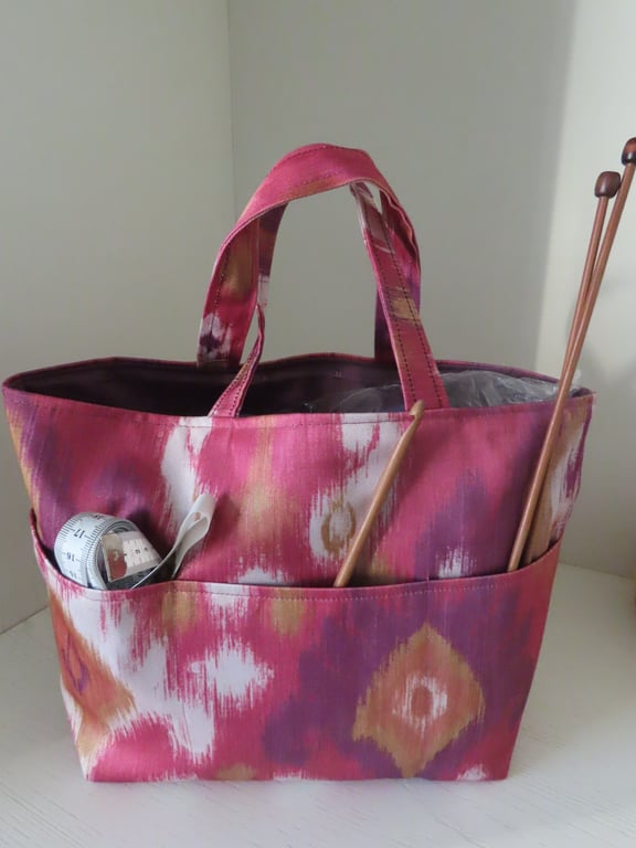 Craft Tote - Storage Bag - Knitting Bag