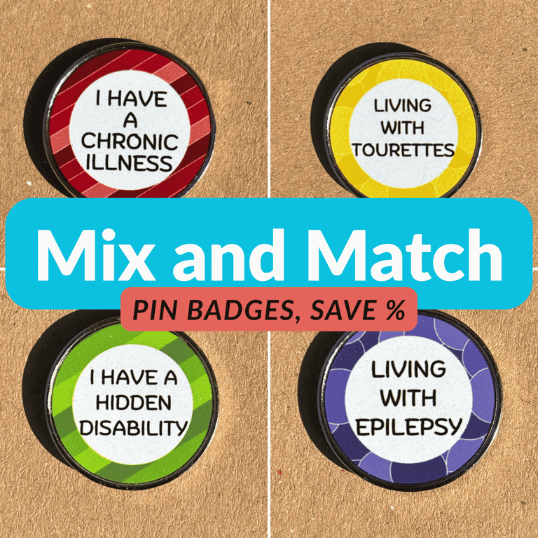 Awareness Badge Bundle Mix & Match Designs with Automatic Discount