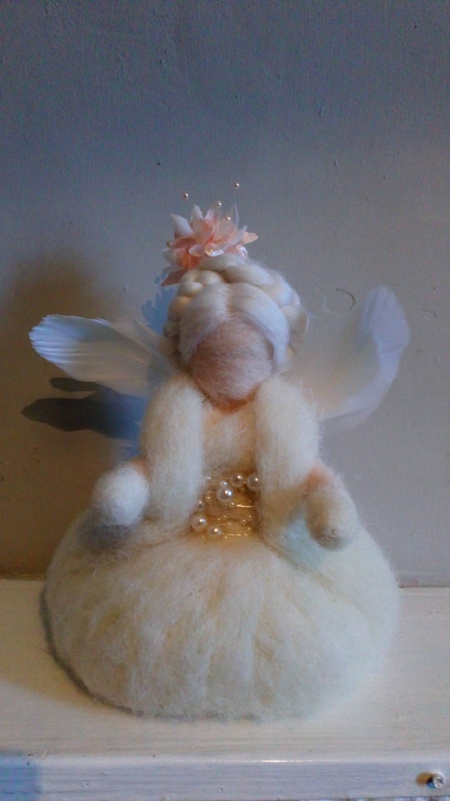 Handmade Needle Felted Angel 