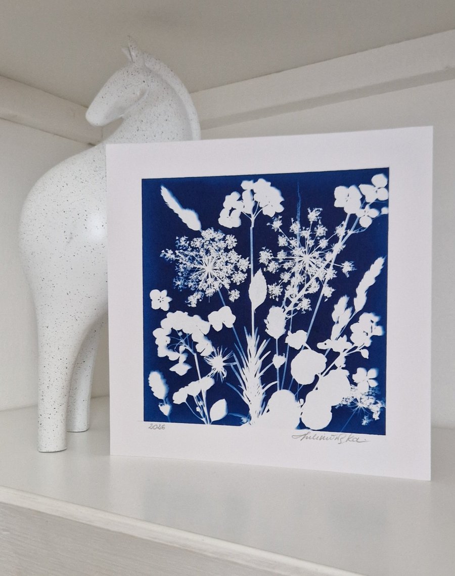 Cyanotype Botanical Print No. 17